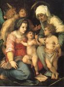 Andrea del Sarto The Holy Family with Angels (mk05) oil